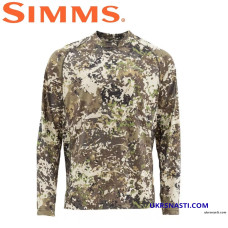 Реглан Simms SolarFlex Crewneck Prints River Camo размер 2XL